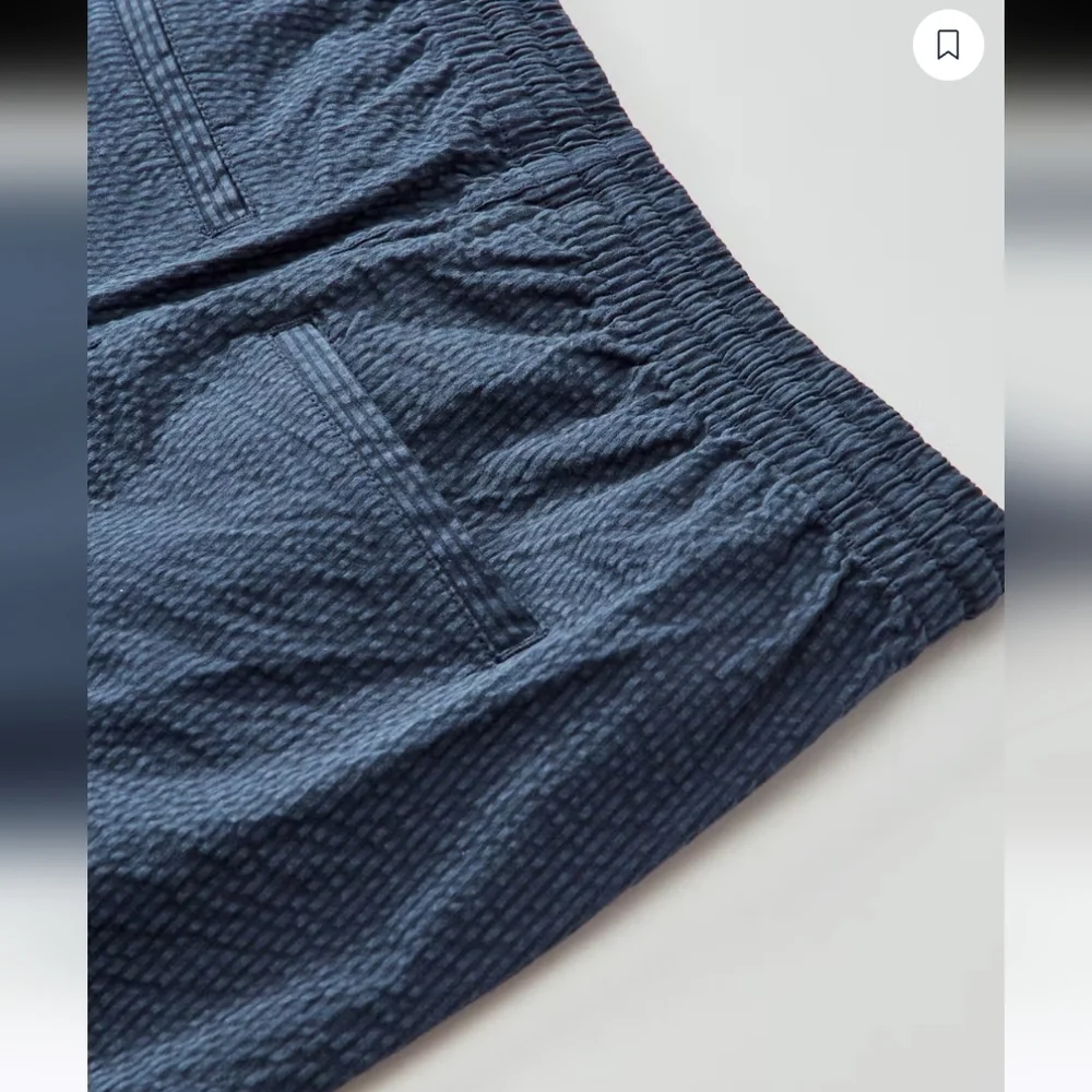NEW‎ FLINT AND TINDER 365 Seersucker Drawstring Short 7